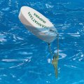 Graphics More Manhattan College Secondary Logo Floating Keychain Oval Foam Fishing Boat Buoy Key Float