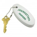Graphics More Manhattan College Secondary Logo Floating Keychain Oval Foam Fishing Boat Buoy Key Float
