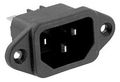 Volex 17252a-0-b1 Connector Power Inlet C14 Receptacle 15a 5 Pieces 