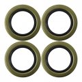 Jrshome Pack Of 4 Trailer Hub Wheel Grease Seal For Dexter Texcom Replaces 01003600 010-036-00 10-36 22333tb Id 2 250 X Od 3 
