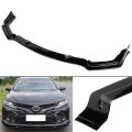 3pcs Car Front Bumper Spoiler Lip For 2014-2017 Infiniti Q50 Sport Model 