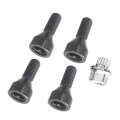 Tom Auti-thief Wheel Lock Set Black Lug Bolts For Bmw E32 E34 3 5 7er Mini 36136786419