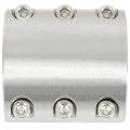Hecasa Split Collar Tube Clamp Compatible With 1-5 8 Inch Od Utv Roll Bar Clamps Weldable Bolt On Cage Mounts 1 Pcs