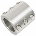 Hecasa Split Collar Tube Clamp Compatible With 1-5 8 Inch Od Utv Roll Bar Clamps Weldable Bolt On Cage Mounts 1 Pcs