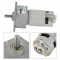 Dc Gear Motor 12v 35w Mini Metal Speed Adjustable Large Torque Cw Ccw 30rpm