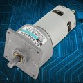 Dc Gear Motor 12v 35w Mini Metal Speed Adjustable Large Torque Cw Ccw 30rpm