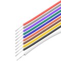 Pvc Electrical Wire 24 Awg Tinned Copper Stranded Hook-up 6 56ft Multiple Color 10pcs