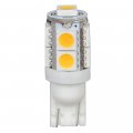 T10 Wedge 194 921 168 Ultra Bright Led Bulbs Warm White 5 Pack 12v Dc 9-led 5050 Smd For Vehicle Dome Trunk And Footwell Lights 