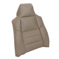 Passenger Side Back Replacement Seat Cover Microfiber Leather Medium Parchment Tan For Ford F250 F350 F450 F550 Lariat 2002 