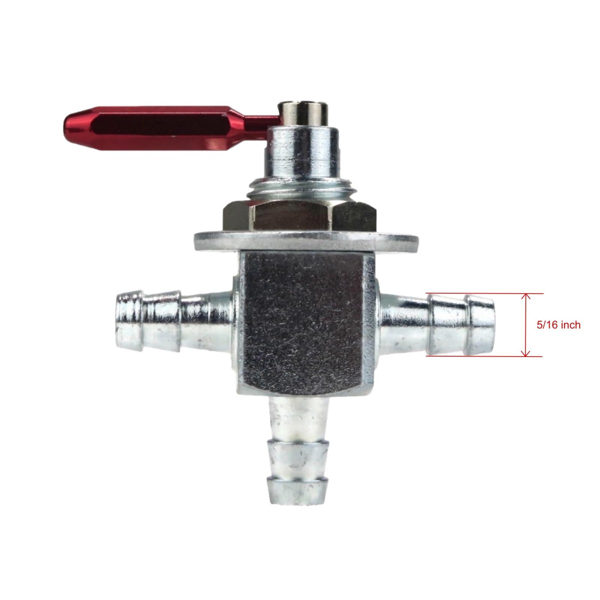 Fuel Shutoff Valve For Scag Scz61v-34kh F8400001-f8499999 G3800001-g3899999 2 In X Barb Fittings Steel Low Pressure Two Way