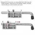 Uxcell Barrel Bolt Latch 2pcs 12x165mm Stainless Steel Spring Loaded Gate Pin Sliding Door Lock For Trailer Doors Cabinets