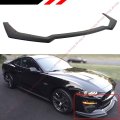 Texture Black Finish Performance Pack Style Add-on Front Bumper Lip Splitter Compatible For 2018-2023 Ford Mustang Gt Ecoboost