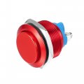 22 Mm Momentary Push Button Control Switch Metal Round Start Spst 1no Ac 250v Red 