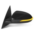 Non Hybrid Ki1320202 Side Door Power Mirror With Fold Heated Glass Memory For Optima 2016-2018 Driver Left Paint To Match Black