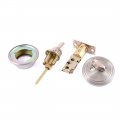 Aexit Cylinder Shape Cabinet Hardware Single Deadbolt Security Door Keyed Locks Latches Knob Lockset