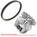 Caltric Primary Drive Clutch Assembly With Belt Compatible Polaris Ranger 570 2014-2019 Non-ebs Type