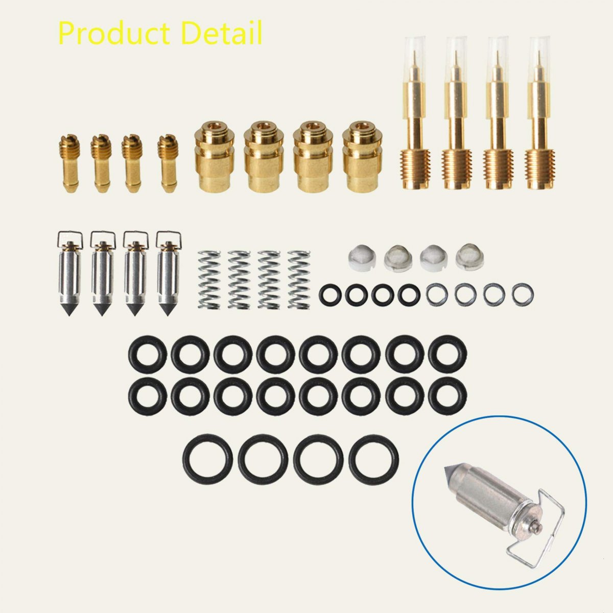 4-pack Carburetor Carb Repair Kits Replacement For Yamaha Xj700