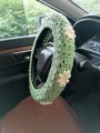 Ydm Crochet Daisy Steering Wheel Cover Daisy For Women Car Cute Steering 1 Seatbelt Covers