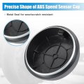 Uxcell Rear Hub Bearing Abs Speed Sensor For Kia Sorento 2010-2015 No 527512b100 Plastic Metal Black