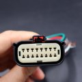 16 Pin Headlights Connector Pigtail Harness Plug For Ford Mustang 2015 2023 Jr3z 13008 B Waterproof Female Socket With 11 8 In 
