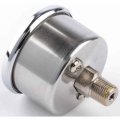 Jegs Fuel Pressure Gauge 1 5a Diameter Liquid Filled 0-60 Psi Black Dial 8 A Npt Male Fitting Stainless Steel Case Bezel 