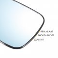 X Autohaux Car Rearview Left Driver Side Mirror Glass Replacement W Backing Plate Heated Blue For Honda Accord 2003-2007