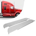 5 In Chop Top Door Trim For Kenworth T600 T660 T800 W900 Silver 304 Stainless Steel Drop Windows Set Daylight And Non Doors 