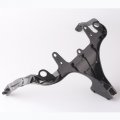 Mallofusa Motorcycle Headlight Upper Fairing Stay Bracket Cowl Cowling Brace For Kawasaki 2002 2003 Ninja Zx-9r Black