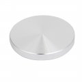 Uxcell 4pcs 60mm Dia 8mm Thickness M10 Thread Aluminum Disc Hardware For Glass Table