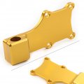 Zhisheng Aluminum Engine Guard Bracket Fixed Fastening Plate Gold For Msx125sf Grom 2016-2019 Msx125 2013-2015