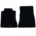 Floor Mats For 2015-2023 Ford Mustang Black Nylon Front Flooring Protection Interior Carpets 2pc By Ikon Motorsports 2016 2017 