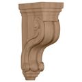 Ekena Millwork Cor03x06x10tsal 3 8-inch W X 6 2-inch D 10 1 H Boston Traditional Scroll Corbel Alder 