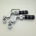 Xkh Group Motorcycle Chrome Footrest Foot Pegs With 1 4 Clamps For Goldwing Gl1800 Gl1100 Vt750 Shadow Vt750c Vt1100 Vtx1300