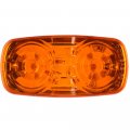Ocpty 12led Side Marker Light 4pcs Amber Round Trailer Lamp Stop Turn Tail Fit For Boats Truck Pickups 12v Waterproof Signal