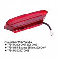 Tail Light For Yamaha Yfz450 2006 2007 2008 2009 Brake Rear Replace 5tg-84710-20-00 5tg-84710-21-00 Transparent