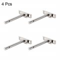 Uxcell Invisible Floating Shelf Brackets 76mmx130mm Adjustable Hidden Blind Supports For Concealed Shelves Pack Of 4