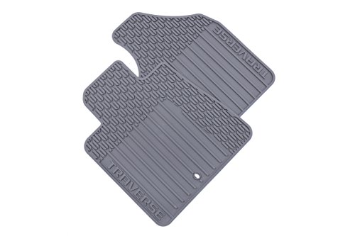 General Motors Gm Accessories 22890017 Front All-weather Floor Mats In Titanium With Deep Rib And Traverse Logo