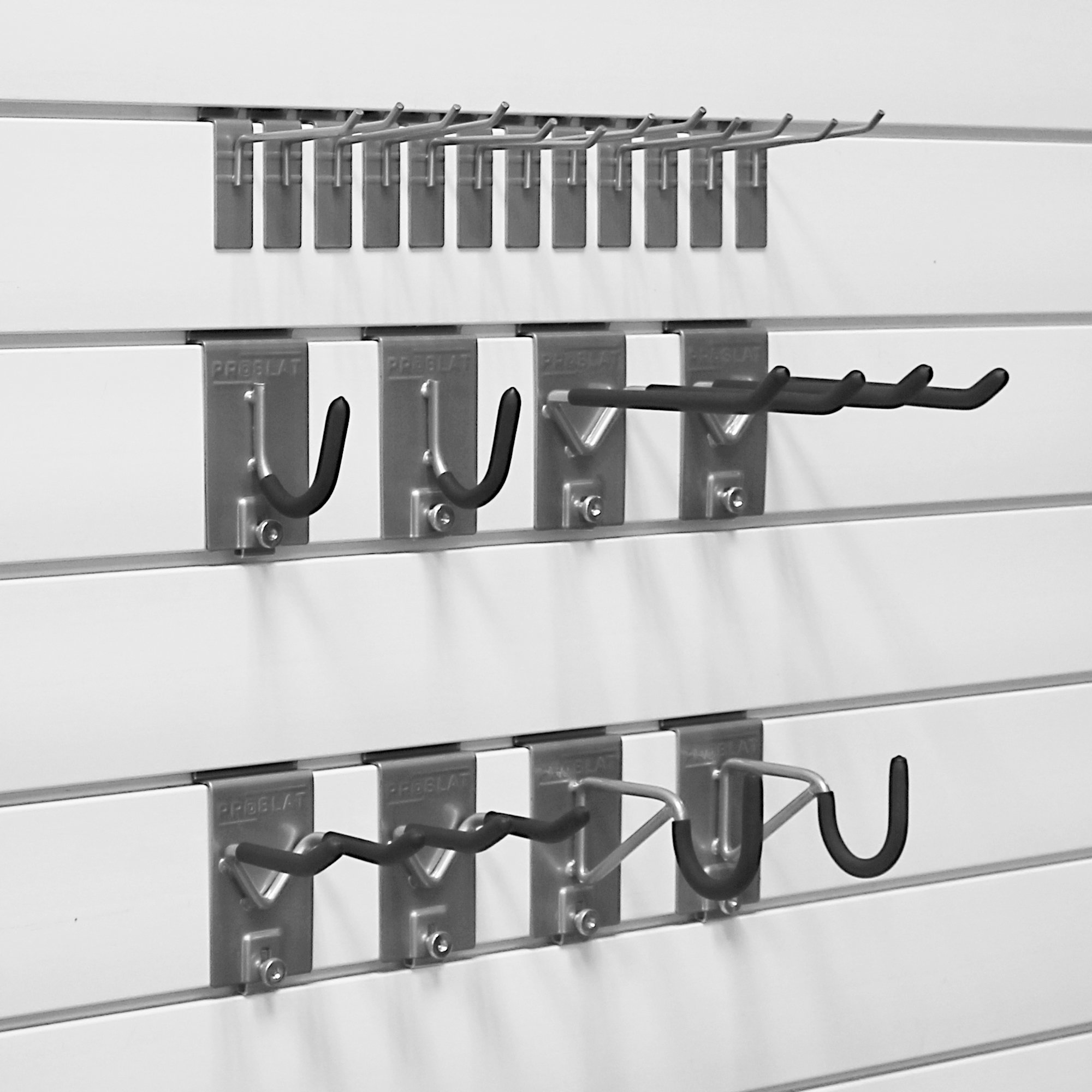 Proslat 11004 1 8inch Backplates Steel Hook Kit Designed for Pvc