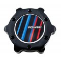 Vms Racing Black Oil Cap Power Bbrt Emblem In Billet Aluminum Compatible With E34 E39 E53 E60 E61 M5 X5 Sav 525i 525xi 528i