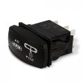Ch4x4 Rocker Switch Winch In-out Symbol A Horizontal Blue Led