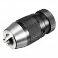 Uxcell Keyless Drill Chuck B12 Taper Mount Adjustable 1 32 -3 8 3-jaw For Lathes Milling Drilling Machine