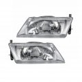 Headlight Assembly Pair For Nissan 200sx 1995 1996 1997 Halogen Plastic Driver And Passenger Side Replaces Ni2502117 Ni2503117 