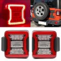 Tail Lights For 2018-2021 Jeep Wrangler Jl Break Reverse 2pcs Led Taillights Turn Signal 