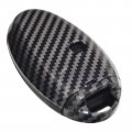 2-layers Protection Hybrid Combo Carbon Key Fob Cover With Keychain For 5 Buttons Nissan Armada Rogue Maxima Altima Sedan 