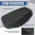Auto Dynasty Center Console Armrest Cover Compatible With Toyota Avalon 13-18 Stitched Synthetic Vinyl Leather Black