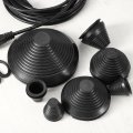 Tower Shaped Grommet 4 Pcs 2 50mm Inner Diameter Rubber Grommets Firewall Plug Hole For Wire Cable Plumbing Black