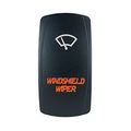 Laser Backlit Orange Rocker Switch Windshield Wiper 20a 12v On Off Led Light Stv Motorsports 