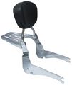 Detachable Sissy Bar W Backrest Luggage Rack For 05 Blvd C50 M50 01 Intruder Volusia Vl800