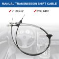 Manual Transmission Shift Cable Kit Set 219964 Replacement For Saturn Vue 2 2l 2 5l 3 2004-2007 5 Speed Gear Selector Linkage