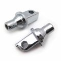 Httmt Chrome Foot Pegs Connection Adapter Compatible With Victory Hammer Vegas 8-ball